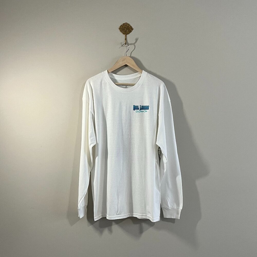NWT Reel Legends Men’s XL Long Sleeve Fishing Graphic Shirt White